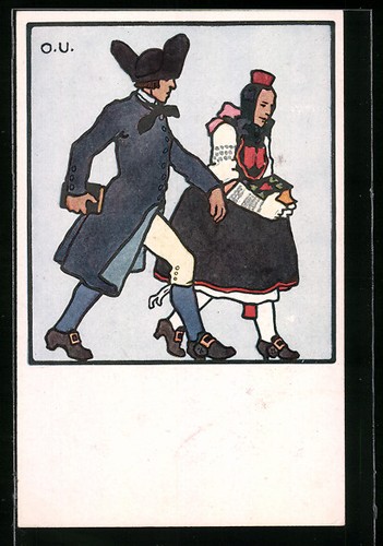 Künstler otto ubbelohde - künstler-ak,