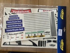 Carson 1:10 Dekorbogen DTM Mercedes Benz DaimlerChrysler Bank, Albers, Neu OVP