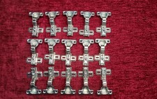 15 Topfbänder Topfband Topfscharniere Möbelscharnier 26Ø gebraucht ohne Schraube