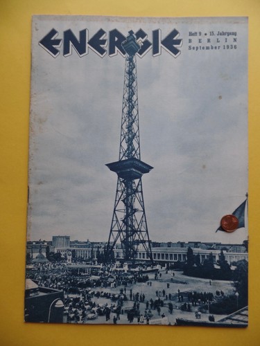 Energie 1936 heft rückblick - 1936, 9