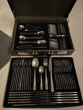 Besteckset 12 Personen Besteckkoffer Besteck im Koffer