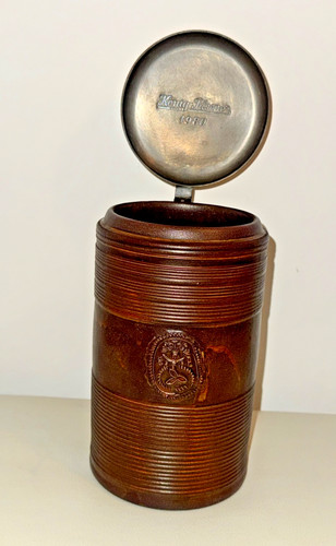 Bierkrug mit zinndeckel könig - zinndeckel,