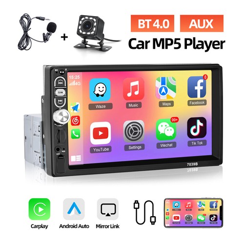 Din android auto apple - 7'', &