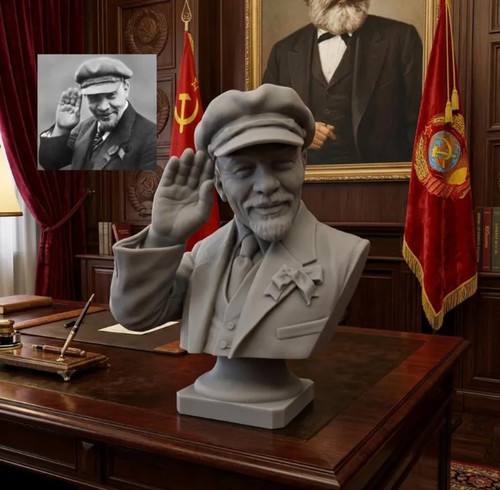Wladimir lenin büste statue - wladimir,
