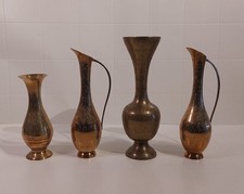 Konvolut messingvasen - 4,