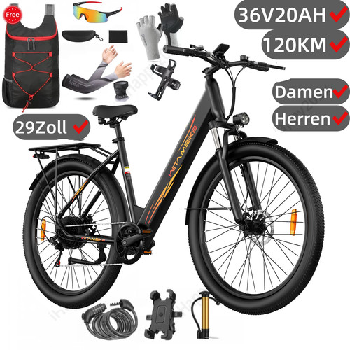 Zoll bike elektrofahrrad - 29, e-bike