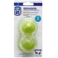 2 er Catit Senses Leuchtball Katzenball Katzenspielzeug für Spielschiene 50776 