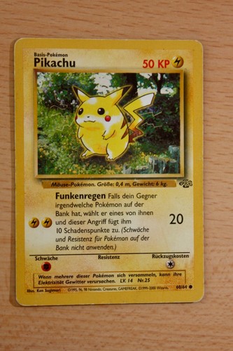 1995 seltene pokemon karte - -,