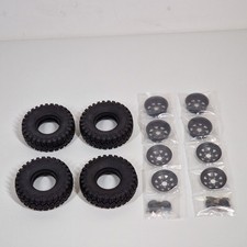 Amewi AMXRock Rc Crawler Scaler Kompletträder Reifen Felgen 1.9 Beadlock 4 Stk.