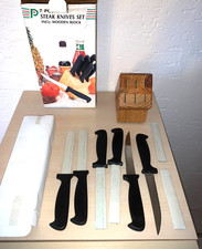 Messerblock 7 tlg. - Messerset - Steakmesser - Holzblock - NEU - Messer