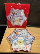 Hutschenreuther Weihnachtsabend 2022 Stern 24 cm Sternschale NEU OVP Christmas