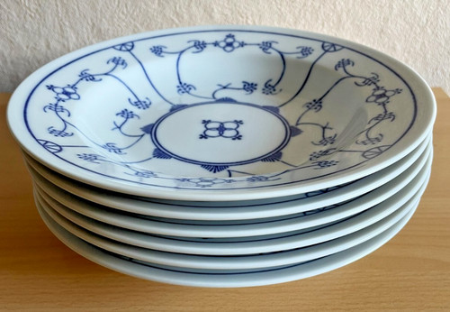 Suppenteller strohmuster - 6, suppenteller,