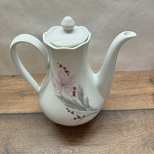 Henneberg Ilmenau DDR Porzellan Kaffeekanne Vintage Flower Coffee Pot 