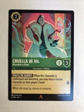 1x Lorcana Cruella De Vil Miserable As Usual NM/M Disney