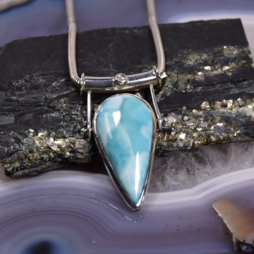 Larimar anhänger 925er - larimar, anhänger,