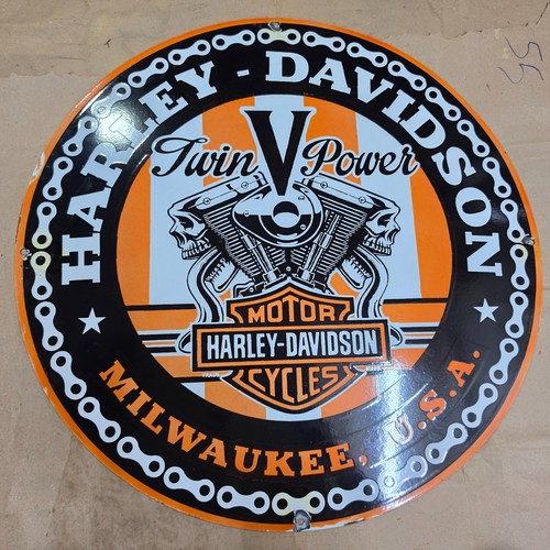 Harley twin porzellan - v-twin,