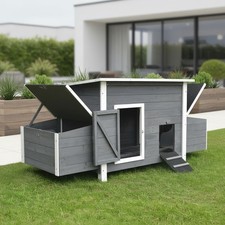 Hühnerstall Hühnerhaus Grau