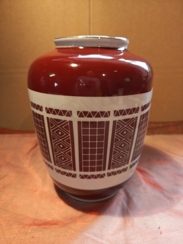 Spechtsbrunn vase dunkelrot - spechtsbrunn,
