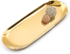 Kleines Deko Tablett Gold 30 x