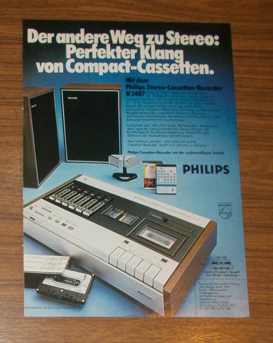Seltene werbung philips 2407 - seltene,