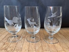 6 Bier-Kristallgläser mit