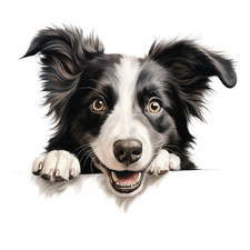 Border Collie Auto Aufkleber