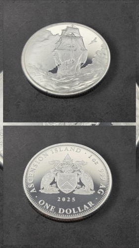Silbermünze - 1, oz