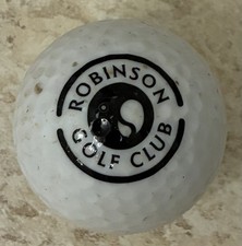Golfball Logo | ROBINSON GOLF CLUB  | Sammlerstück | Geschenk | Rare