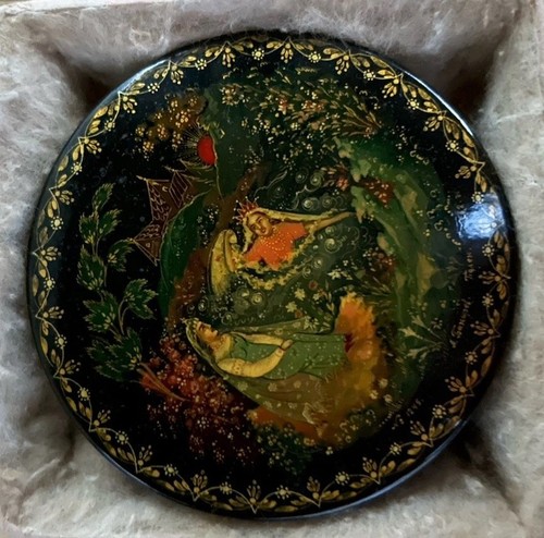 Russische lackdose palekh - lackdose,,