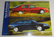 Prospekt / Brochure Saab 900 / 900 Cabrio / 9000 / Turbo / Aero: Form + Function