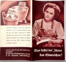 altes Werbeheft/Prospekt v.1938,Henko Bleichsoda,Persil  Waschpulver von Henkel