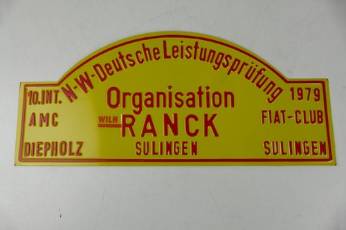 Rallye schilder blechschild - schilder,