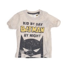 H&M x Batman, T-shirt, Größe: 68, Beige/Schwarz/Gelb, Baumwolle, Print -IgY