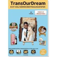 Holz Transferpapier Weiss 5