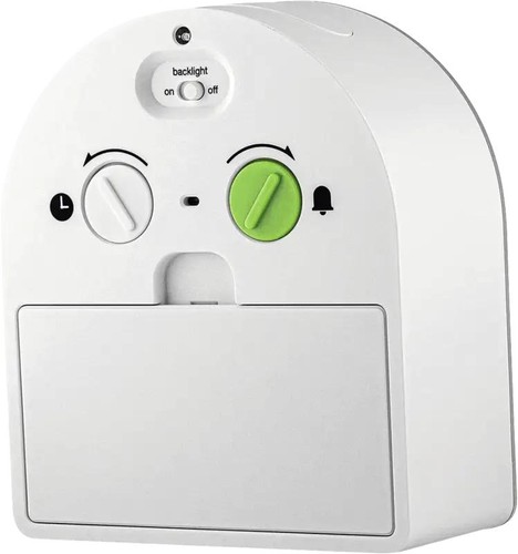 Braun analoger quarz wecker - braun, quarz-wecker