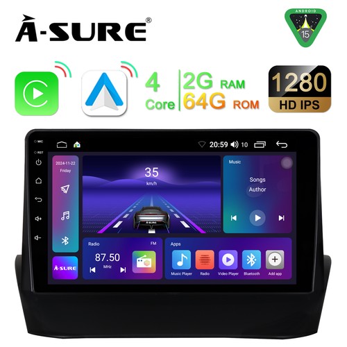 64gb android autoradio - 2+64gb, 15