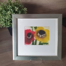 Klaus Fußmann Radierung, Rudbeckia WE 652, SUPER ZUSTAND!!