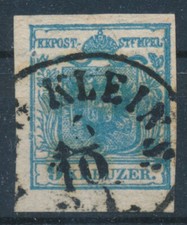 ÖSTERREICH 1850 9kr HP Type