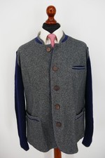 Spieth & Wensky Trachten Janker Weste Gr.56 Polyester Grau NEU ohne Etikett