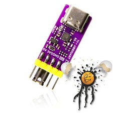 CH343 USB-C TTL UART Konverter RX TX 3,3V 5V Level RTS DTR Flußkontrolle Windows