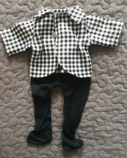 kesses altes Puppenoutfit  Jacke mit Strumpfhose für Käthe Kruse Puppe o.a.