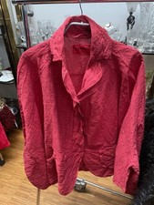 Rundholz Dip Tunika/ Jacke Rot