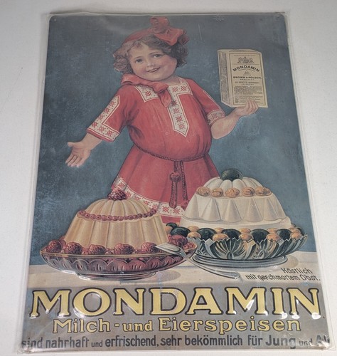 Retro blechschild mondamin - blechschild,,