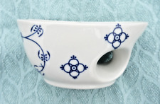 Rasiermug Rasierschale mit Seifenablage Porzellan Handarbeit unbenutzt