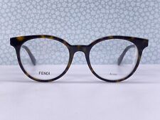 Fendi Brille Damen Rund Oval Braun Mint Pastel FF 0249  Medium