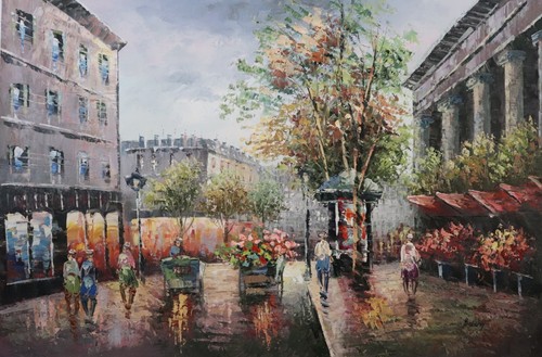 ölgemälde 60x90 paris - 60x90,