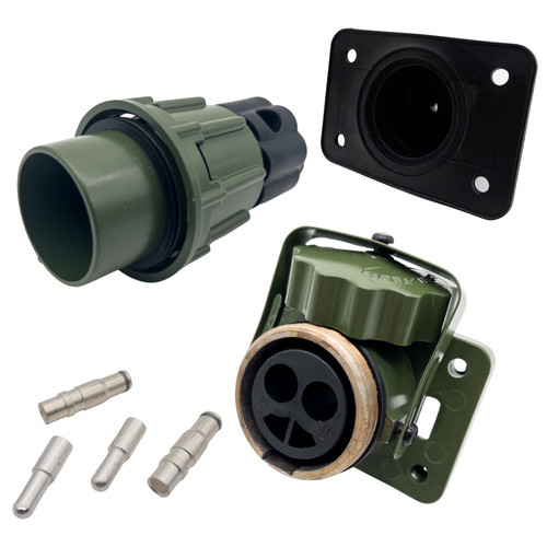Polige nato steckdose - 2,