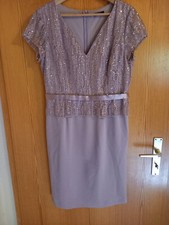 Vera Mont Kleid altrosa Cocktailkleid Abendkleid Gr. 42 mit Chiffon-Bolero top