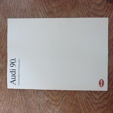 Audi 90 Katalog, 7/1988