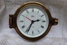 Bargio Poseidon Wempe Maritime Bullaugenuhr Schiffsuhr  Messing RARITÄT